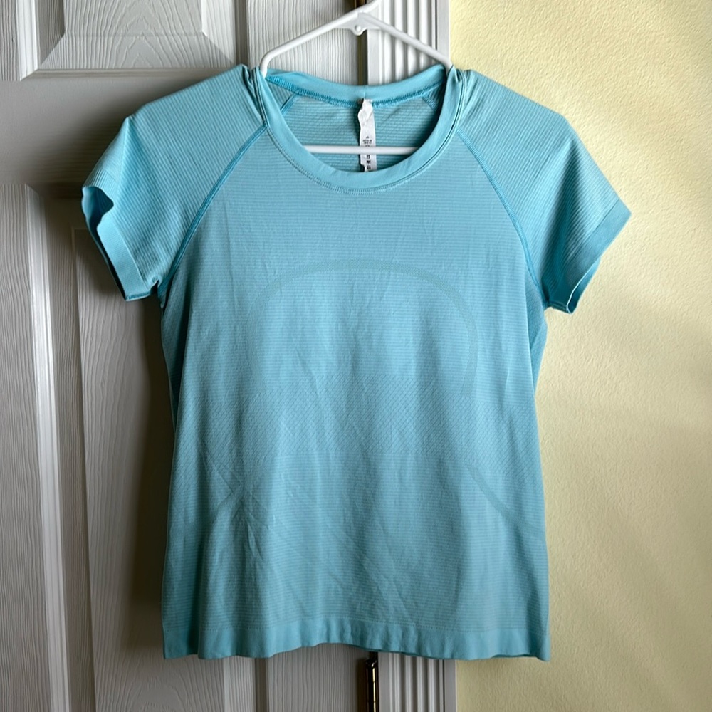Baby Blue Lululemon Swiftly T-Shirt